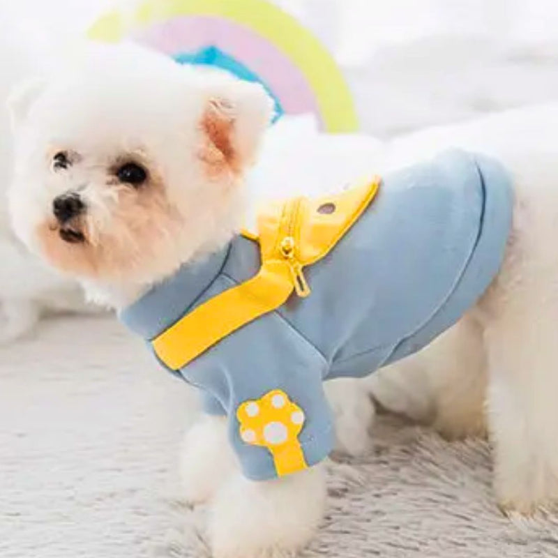 Camisa com Pochete para Pets – Estilo e Conforto para Cães e Gatos em Passeios