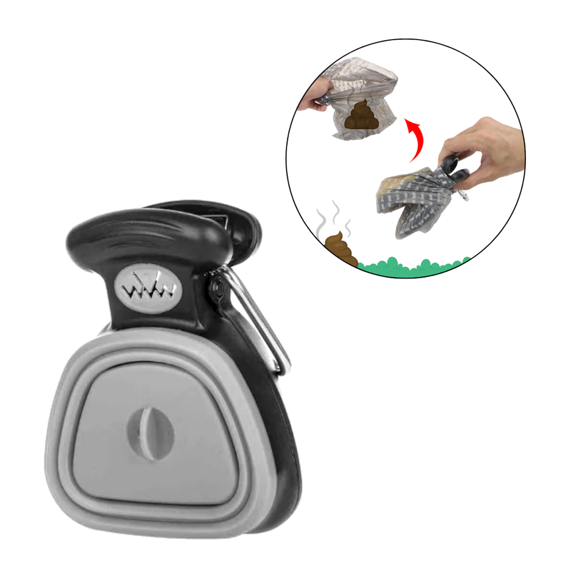 Pá de Coleta Dobrável com Sacos para Pets | Ideal para Viagens e Passeios