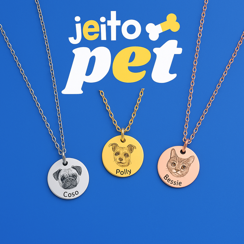 Colar Amor de Pet – Leve esse laço pra sempre com você
