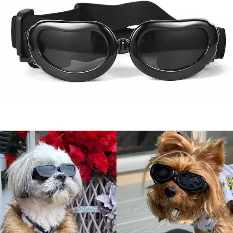 Óculos de Sol para Cães e Gatos – Proteção UV, Prova de Vento para Passeios ao Ar Livre