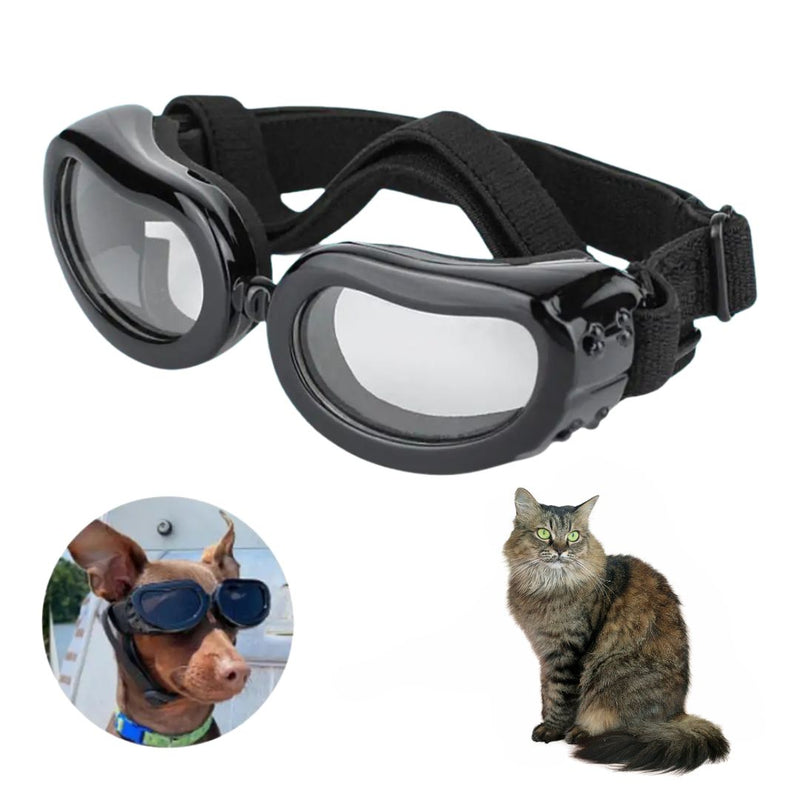 Óculos de Sol para Cães e Gatos – Proteção UV, Prova de Vento para Passeios ao Ar Livre