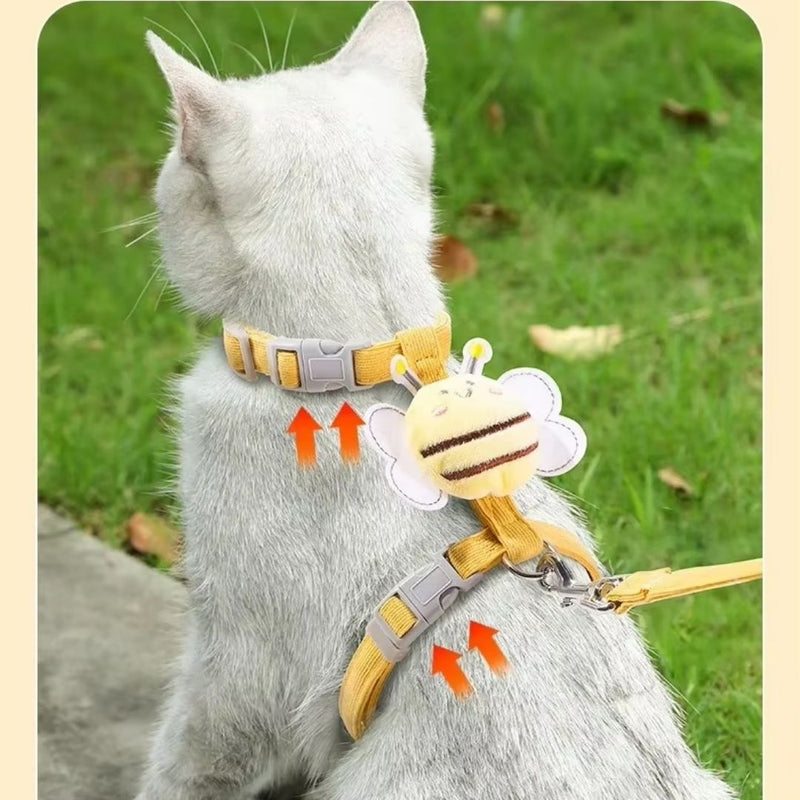 Coleira Abelha Pet Premium – Ajustável, Confortável e Segura