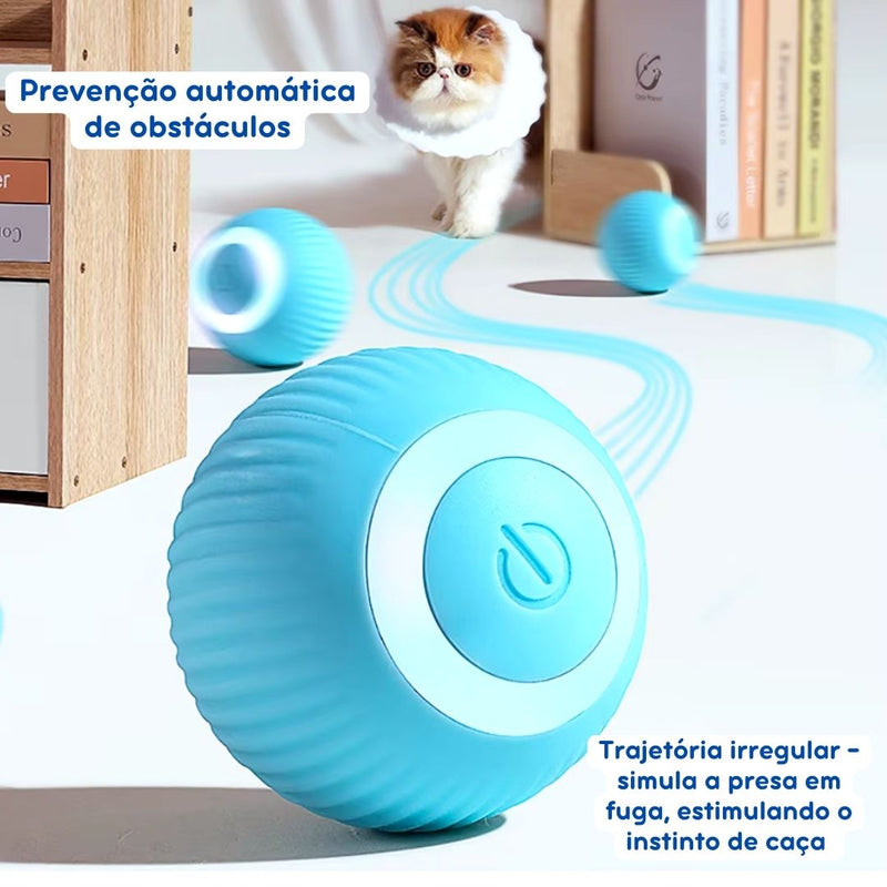 Bola Inteligente Interativa para Pets – Estímulo Físico e Mental com Carregamento USB