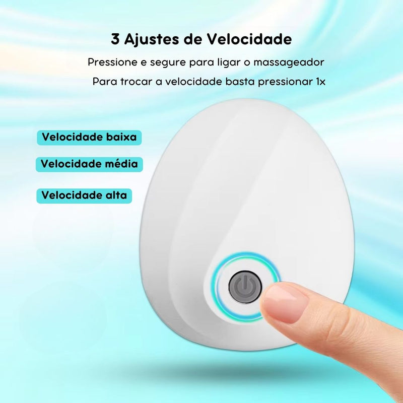 Massageador Elétrico Portátil para Pets Ansiosos – Uso Seco e Molhado