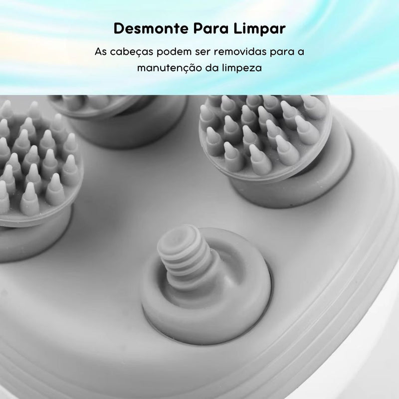 Massageador Elétrico Portátil para Pets Ansiosos – Uso Seco e Molhado