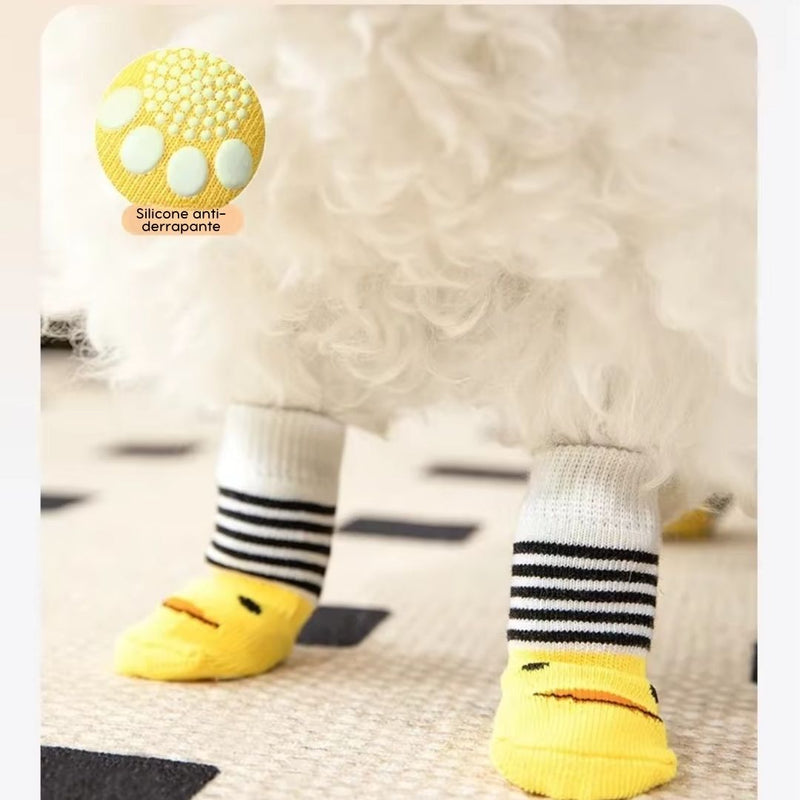 Meias Antiderrapantes para Pets | Proteção e Conforto em Ambientes Escorregadios