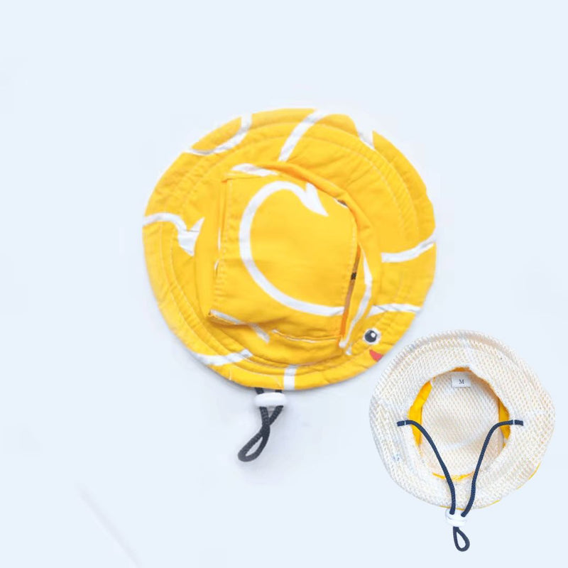 Chapéu de Sol para Pets – Proteção UV e Estilo para Cães e Gatos