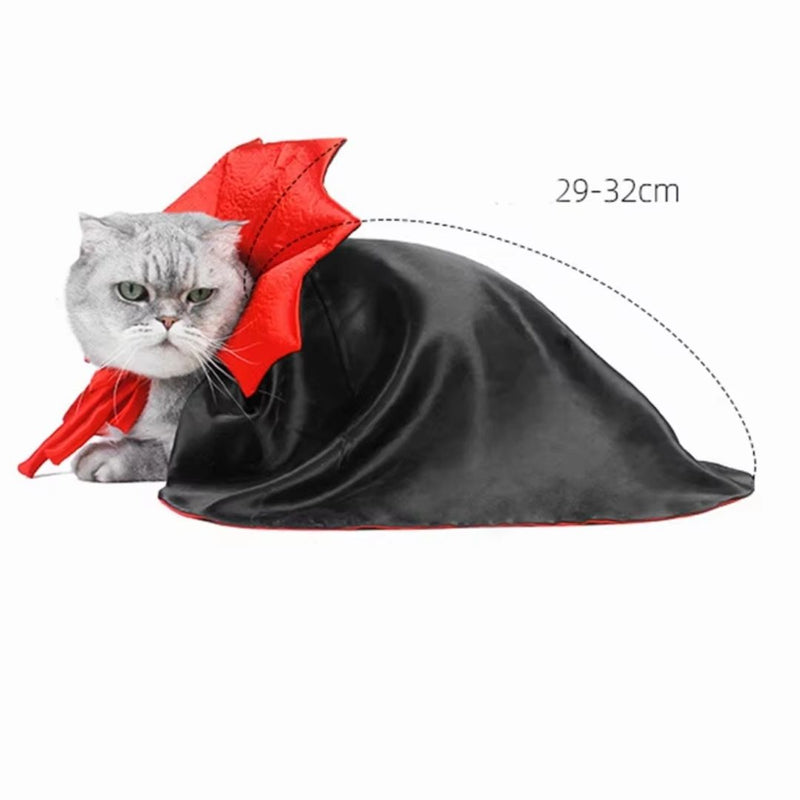 Fantasia Capa de Vampiro para Pets – Com Ajuste Fácil