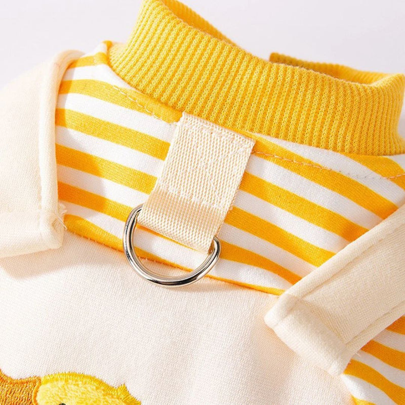 Camisa Listrada para Pets – Conforto e Estilo para Cães e Gatos