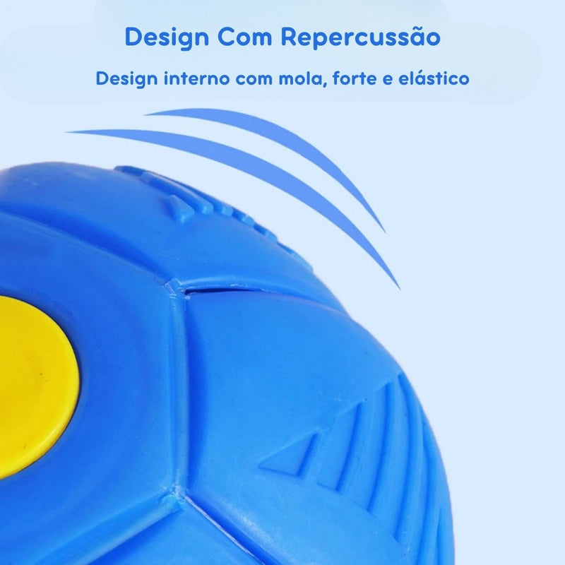 Bola UFO Voadora para Cães – Brinquedo Interativo com Lançamento a Distância