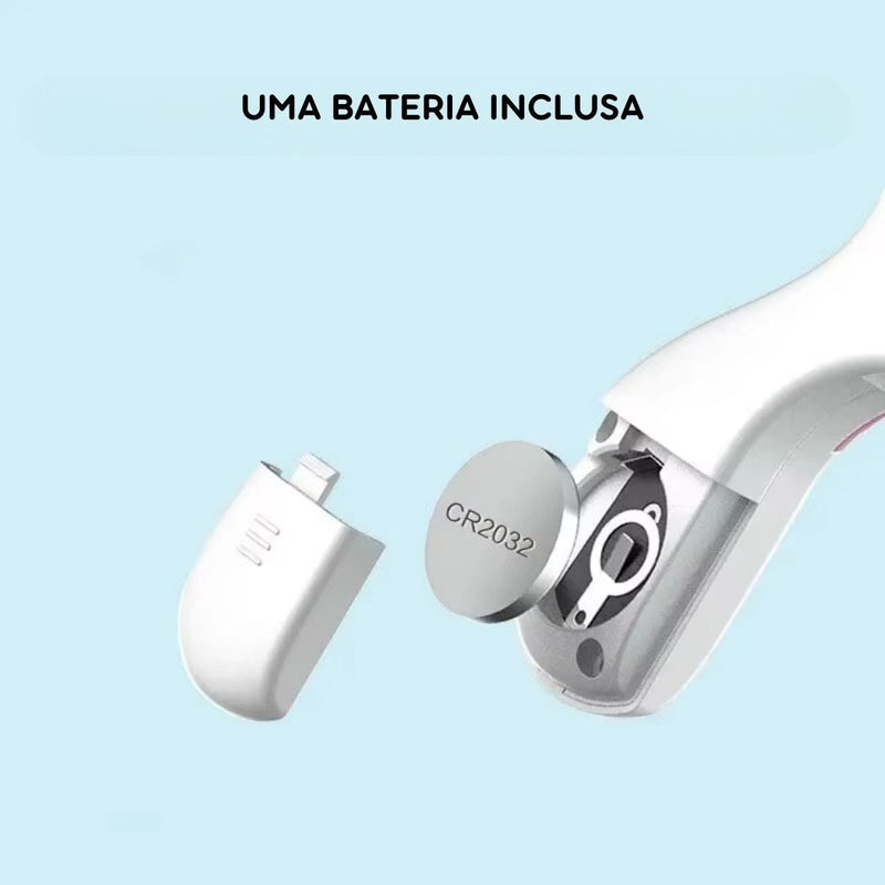 Cortador de Unha com LED para Pets – Corte Seguro com Iluminação e Precisão