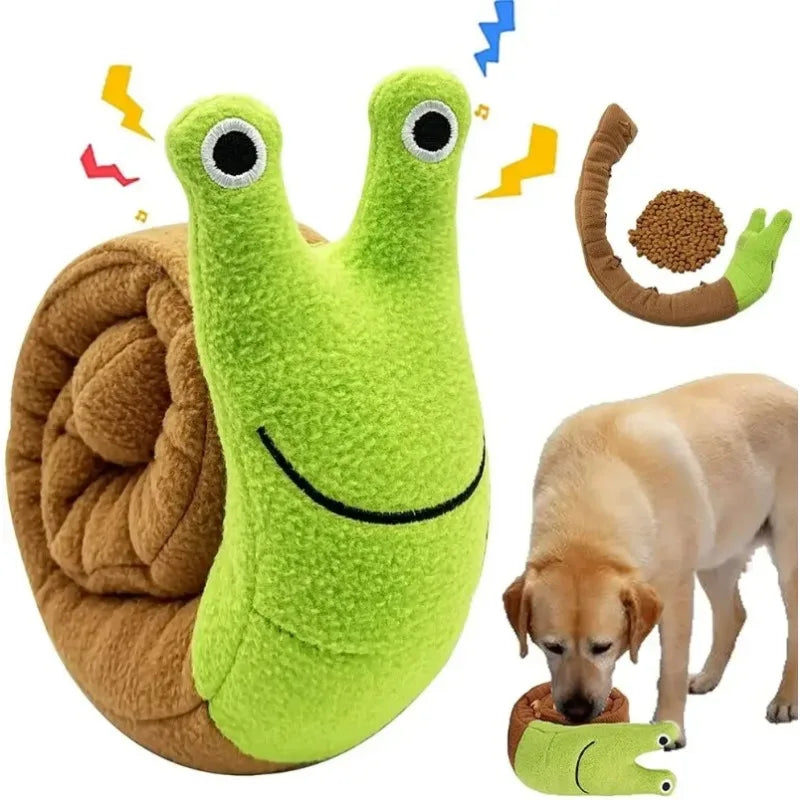 Brinquedo Esconde-Petisco Caracol para Cães – Estímulo ao Instinto de Caça