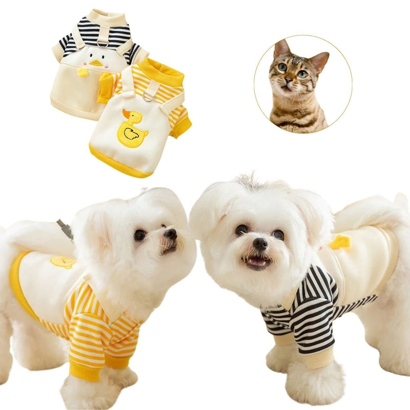 Camisa Listrada para Pets – Conforto e Estilo para Cães e Gatos