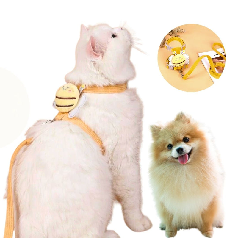 Coleira Abelha Pet Premium – Ajustável, Confortável e Segura