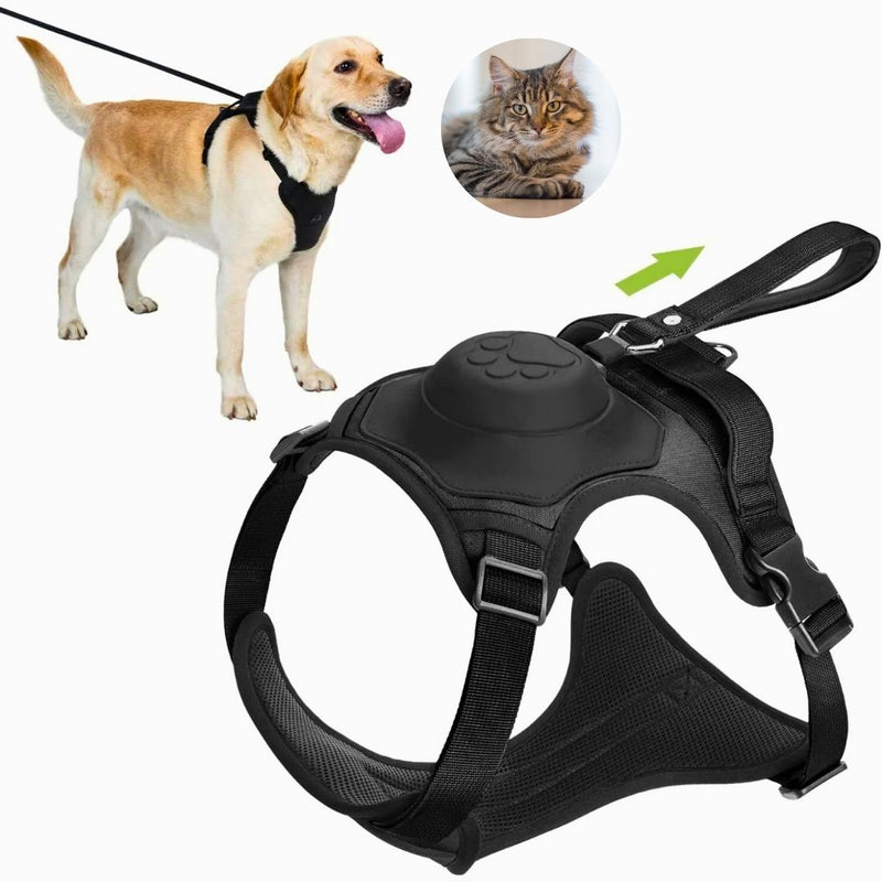 Coleira com Guia Embutida para Pets – Prática e Segura para Passeios