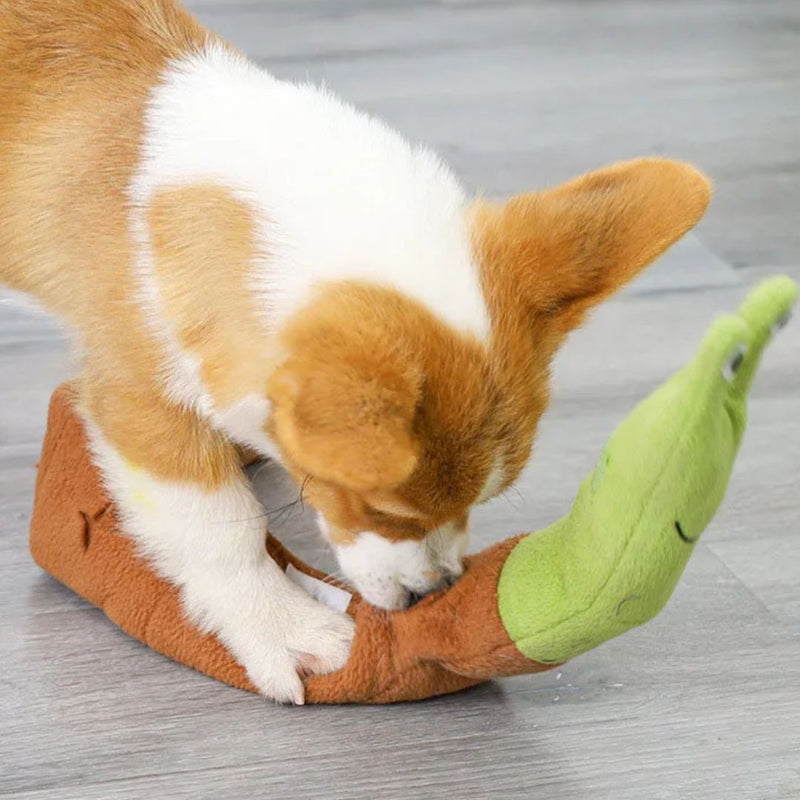 Brinquedo Esconde-Petisco Caracol para Cães – Estímulo ao Instinto de Caça