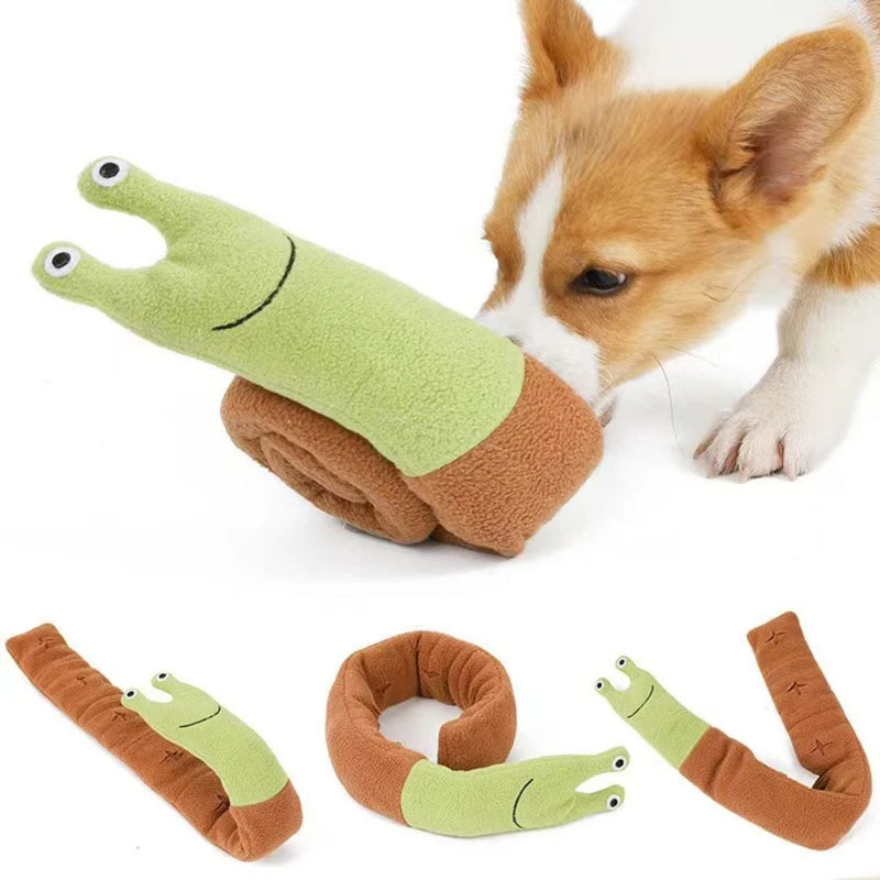 Brinquedo Esconde-Petisco Caracol para Cães – Estímulo ao Instinto de Caça