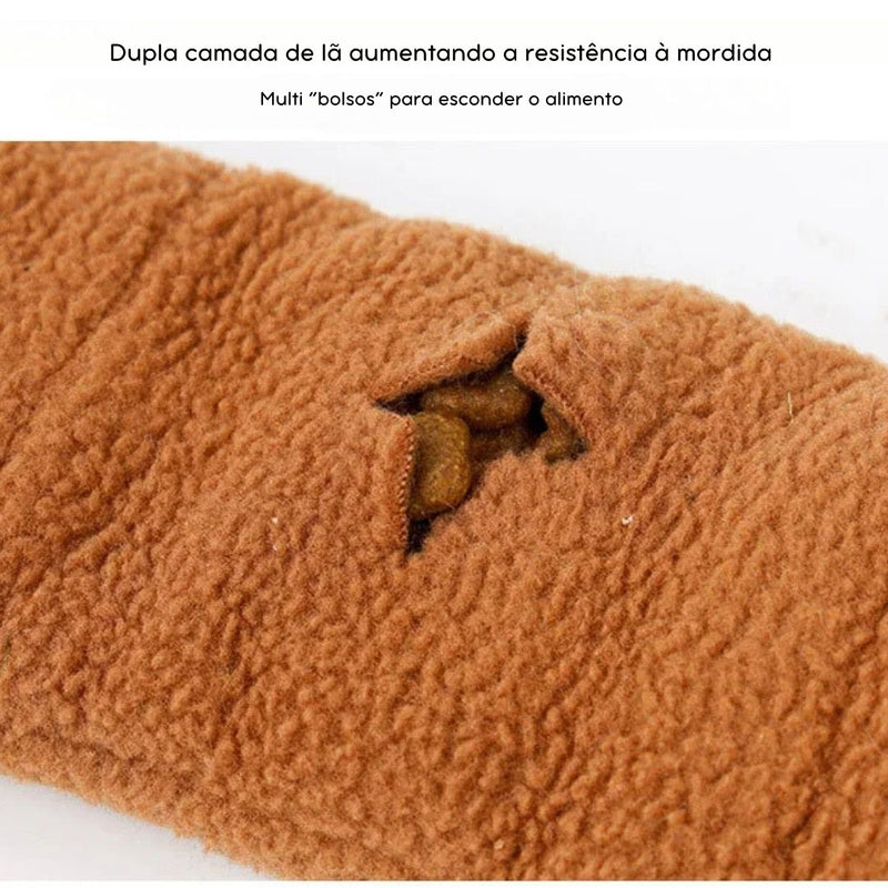 Brinquedo Esconde-Petisco Caracol para Cães – Estímulo ao Instinto de Caça