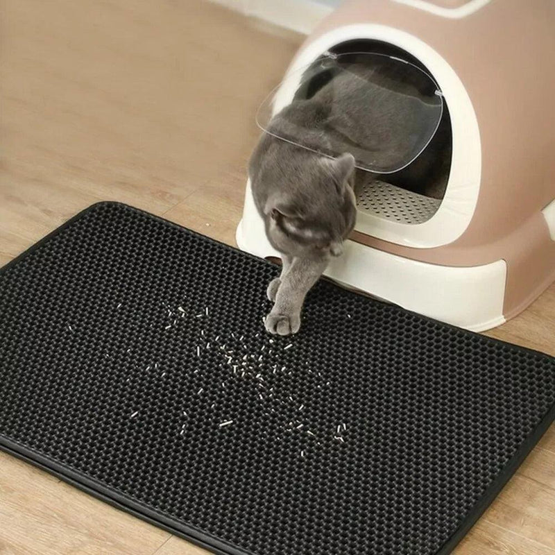 Tapete Higiênico Coletor de Areia para Gatos – Limpeza e Conforto