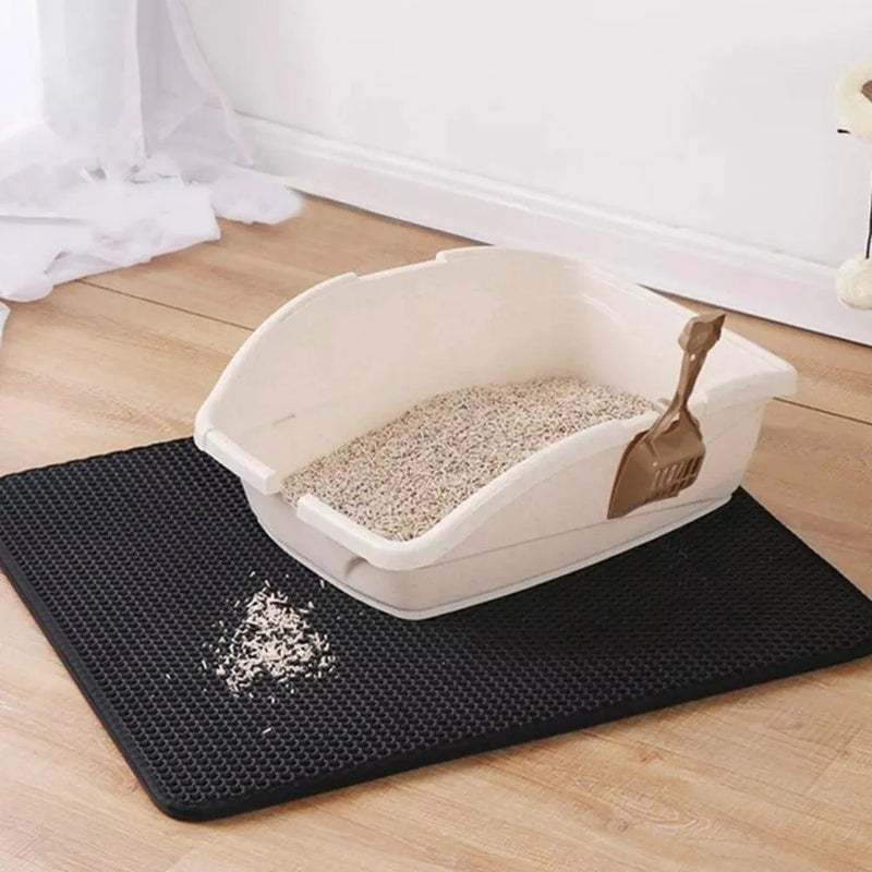 Tapete Higiênico Coletor de Areia para Gatos – Limpeza e Conforto