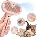 Escova Removedora de Pelos 3 em 1 com Vapor para Cães e Gatos