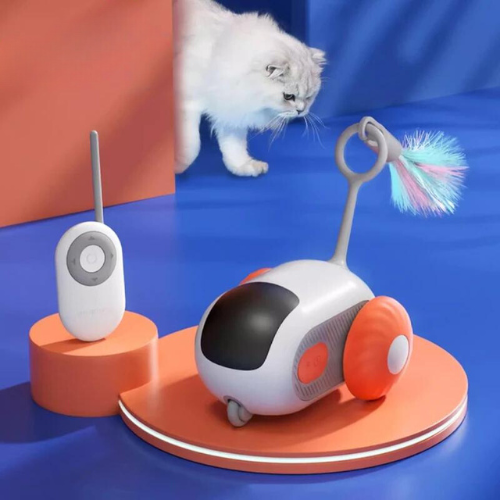 Carrinho Interativo para Pets – Estimula a Curiosidade com Movimento Inteligente