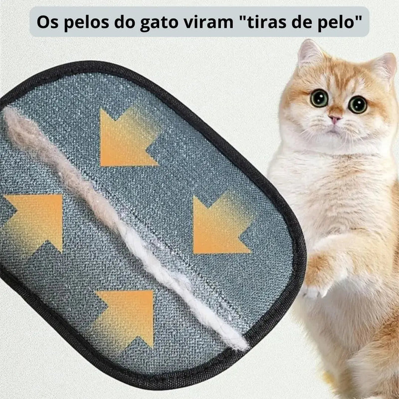 Luva Mágica Tira-Pelos JeitoPet