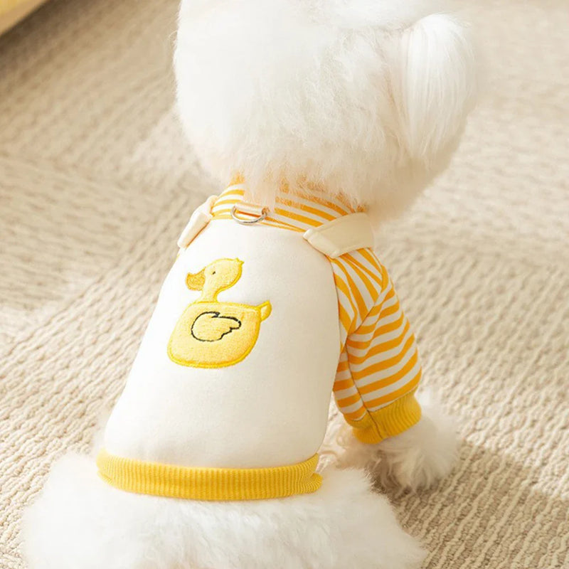 Camisa Listrada para Pets – Conforto e Estilo para Cães e Gatos