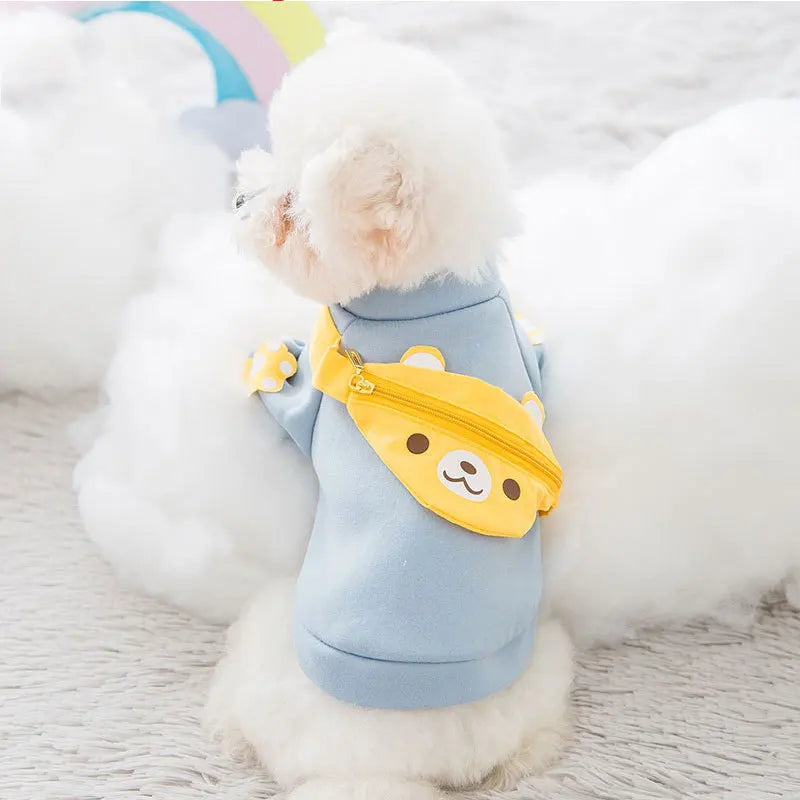 Camisa com Pochete para Pets – Estilo e Conforto para Cães e Gatos em Passeios