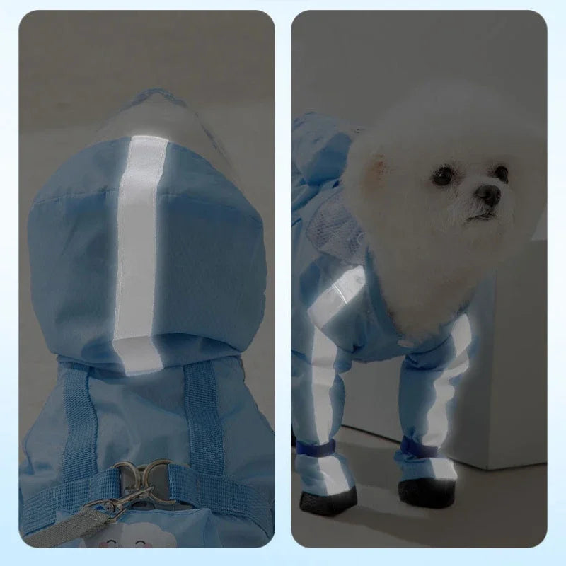 Capa de Chuva Impermeável para Pets – Proteção e Conforto em Dias de Chuva