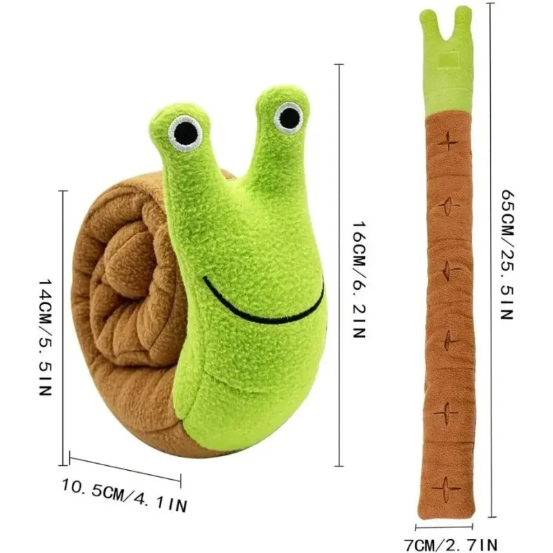 Brinquedo Esconde-Petisco Caracol para Cães – Estímulo ao Instinto de Caça