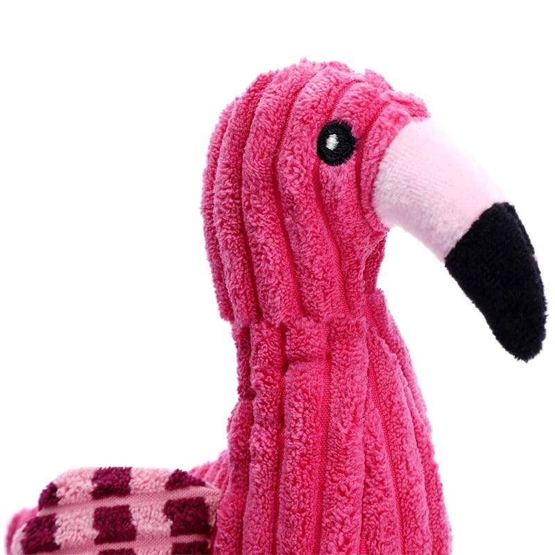 Pelúcia de Flamingo Festivo para Cães e Gatos
