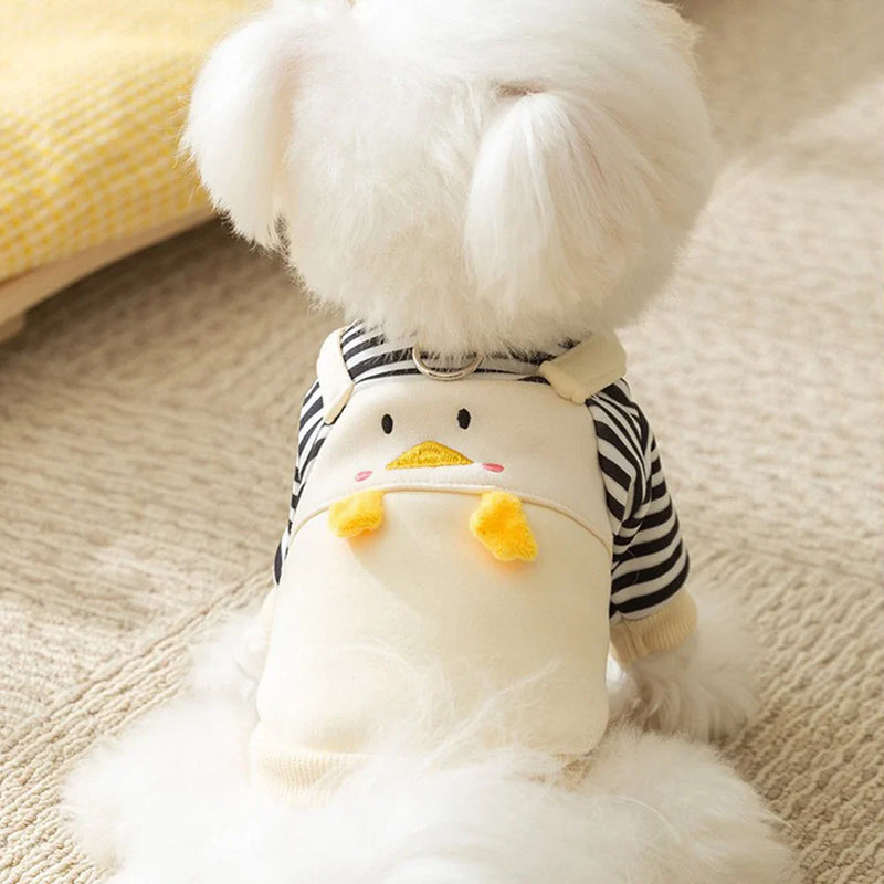 Camisa Listrada para Pets – Conforto e Estilo para Cães e Gatos