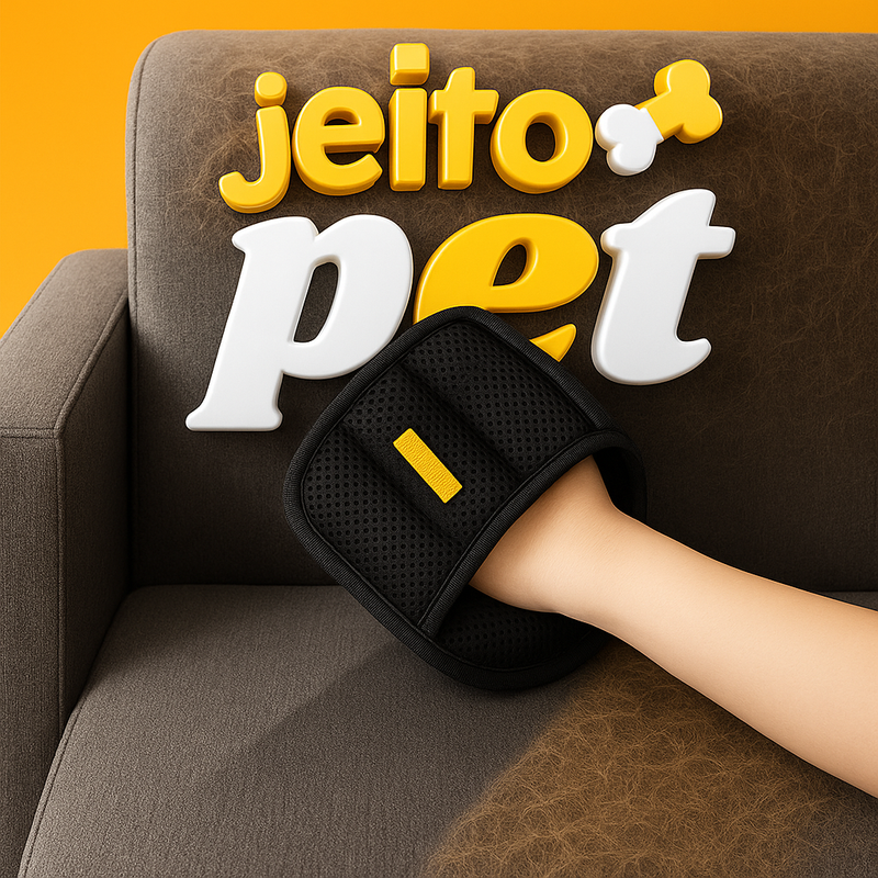 Luva Mágica Tira-Pelos JeitoPet
